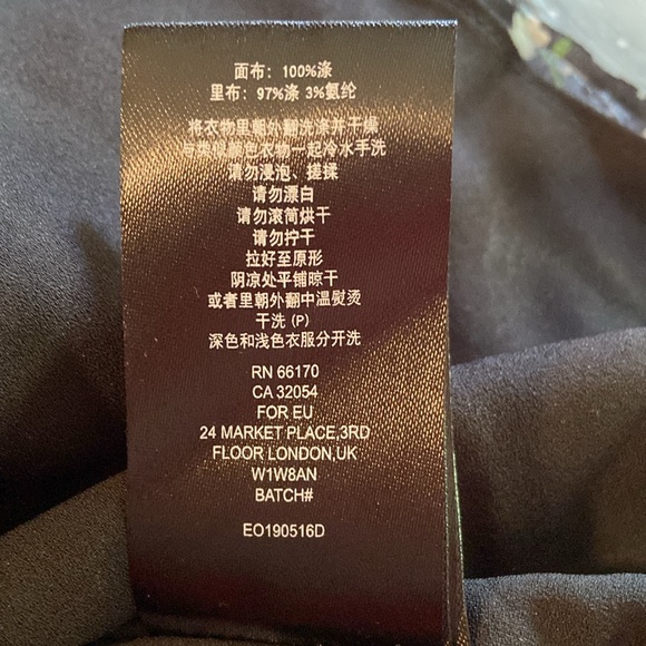 The East Order by Anthropologie NWT Mimi Floral Whimsigoth Double Flounce Dress - Picture 14 of 14